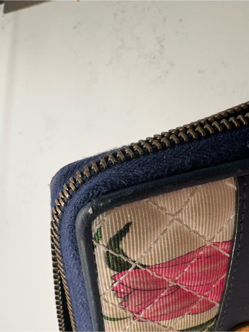 Gucci Zumi Floral Canvas Leather Horsebit Wallet - Picture 9 of 11